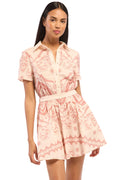 Terra Ceramic Mini Shirt Dress