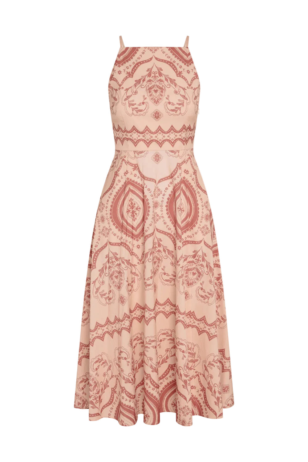 Terra Print Midi Dress