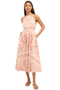 Terra Print Midi Dress
